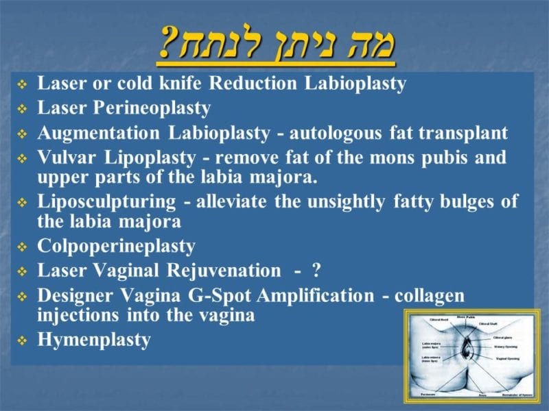 מצגת כירורגיה פלסטית של הנרתיק והפות (2)